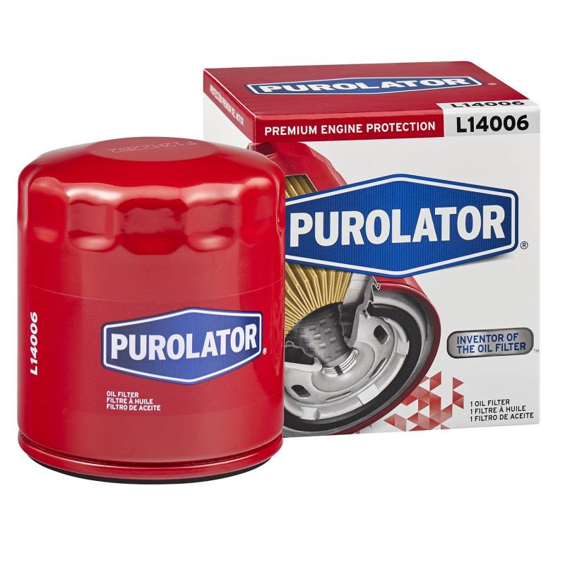 Purolator L14006 Premium Motorschutz Spin On Ölfilter Rot von Purolator