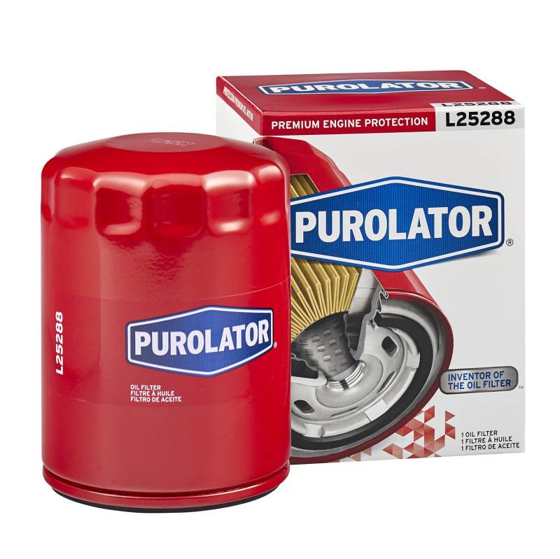 Purolator L25288 Premium Motorschutz Spin On Ölfilter Rot von Purolator