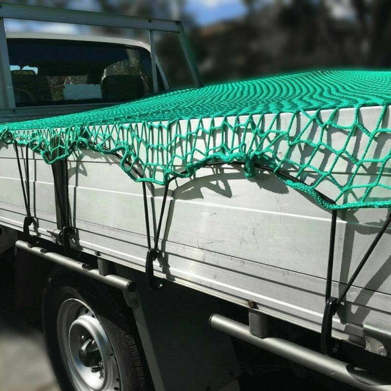 Flexibles Gepäcknetz für Anhänger und Pickup-Truck, Netz zur sicheren Aufbewahrung von Werkzeugen, Gepäck und Sportausrüstung (2,5 x 3,5 m) von Puupaa