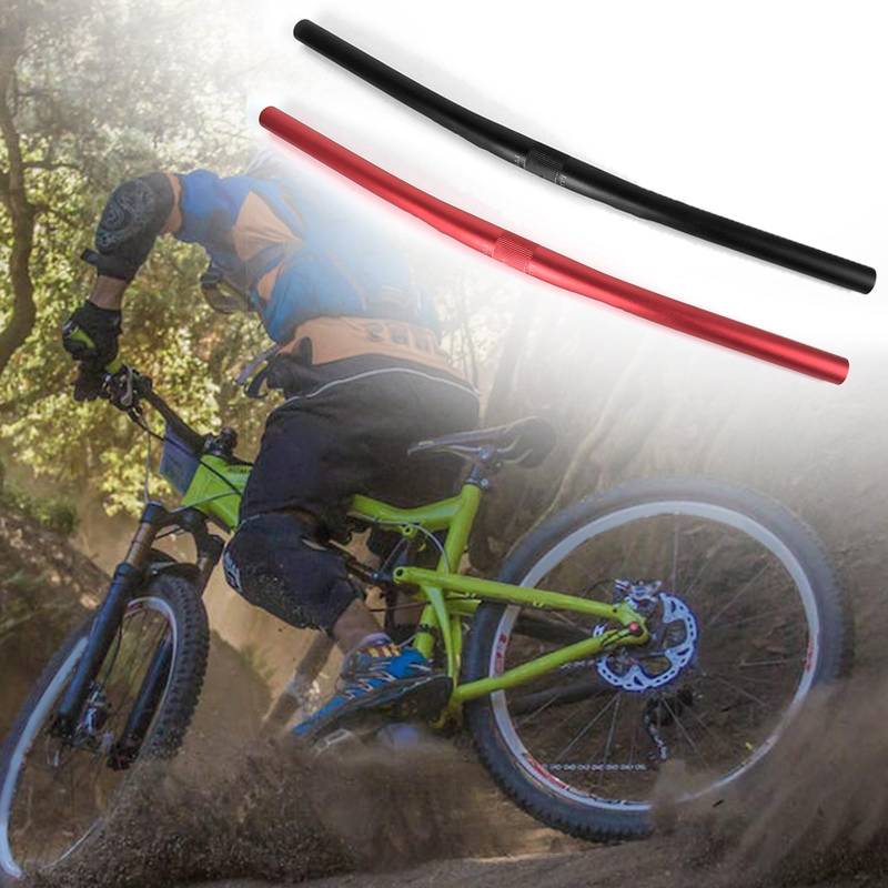 Leichter und stabiler Klapplenker mit 25 4 mm Durchmesser, perfektes Upgrade für Ihr Fahrrad (rot, 580 mm) von Puupaa