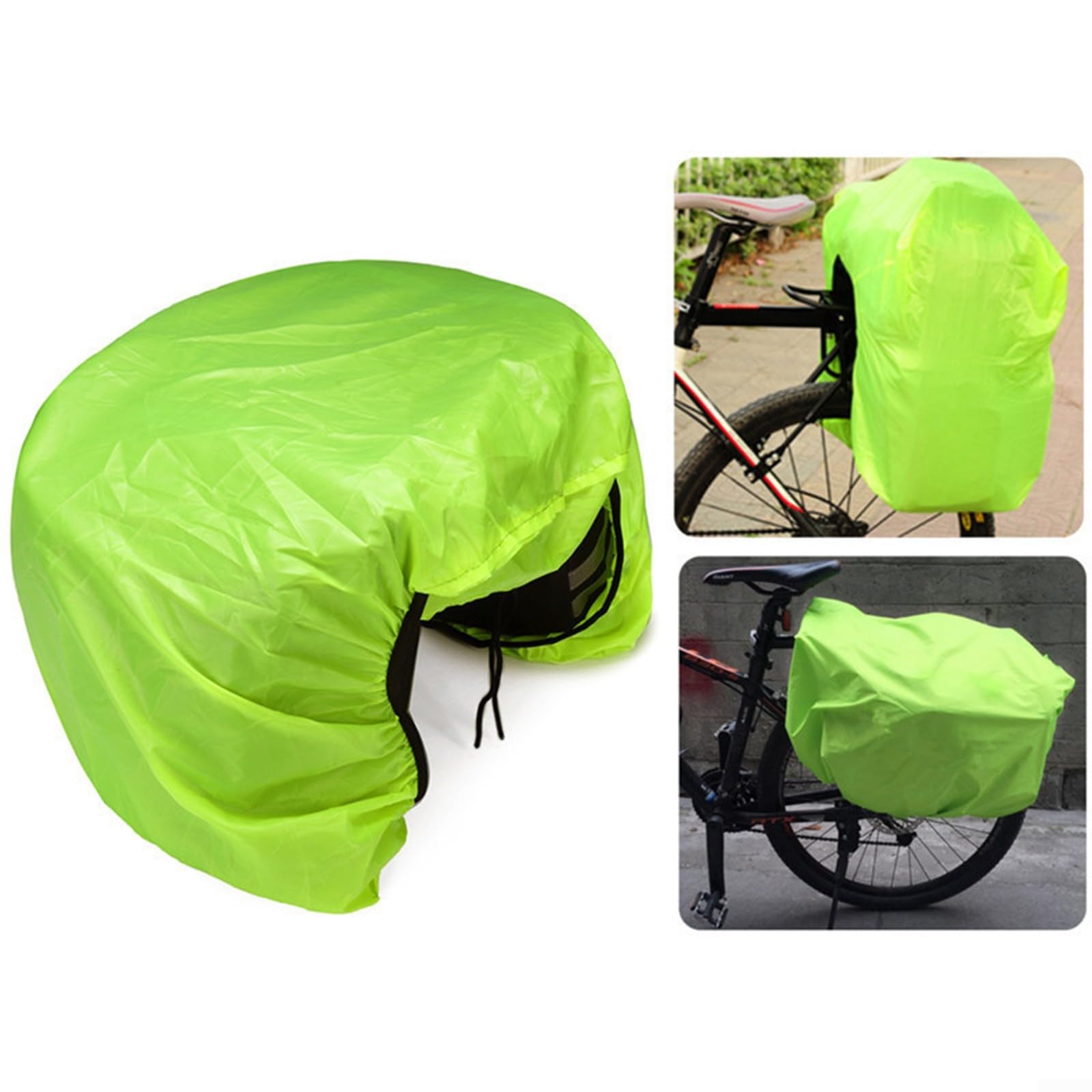 Puupaa Leichter wasserdichter Fahrrad-Regenschutz für Heckträger, unverzichtbare Fahrradausrüstung für Outdoor-Abenteuer von Puupaa