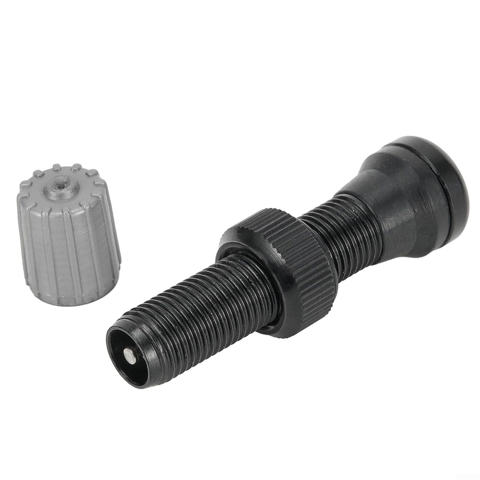 Schlauchloses Ventil aus Edelstahl für Fahrradfelgen, 40 mm, Kompatibilität (schwarz) von Puupaa
