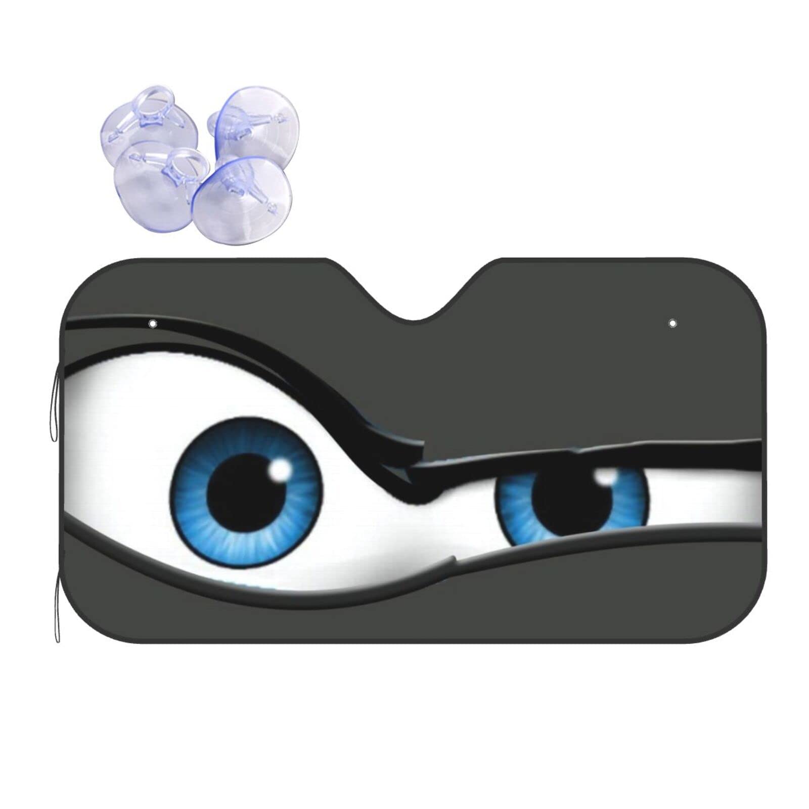 Puurbol Funny Eye Auto-Windschutzscheiben-Sonnenschutz, Meme, für die meisten Limousinen, SUVs, LKWs Puurbol Funny Eye Auto-Windschutzscheiben-Sonnenschutz, Meme, für die meisten Limousinen, SUVs, LKWs von Puurbol