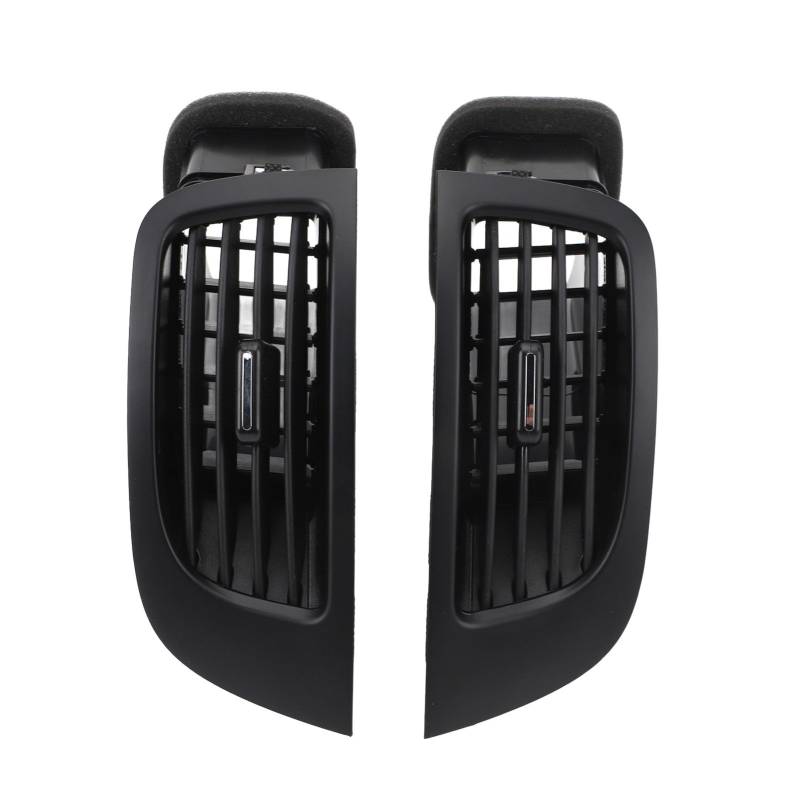 1 Paar Front Center Air Vent 974401 X500WK Armaturen Brett AC Outlet Kühlergrill Ersatz für Forte 2009-2017 Touch Switch Schwarz Kunststoff Flush Halterung, Kfz-Dashboards von Pyhodi