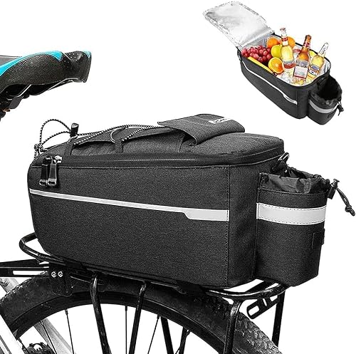 Pyuyan Multifunktionale Fahrradtasche, Sports Fahrrad Gepäckträgertasche, Fahrrad Gepäckträgertasche, Rack Bag Fahrradtasche Für Getränke für die meisten Fahrräder, mit großer Kapazität, geeignet von Pyuyan