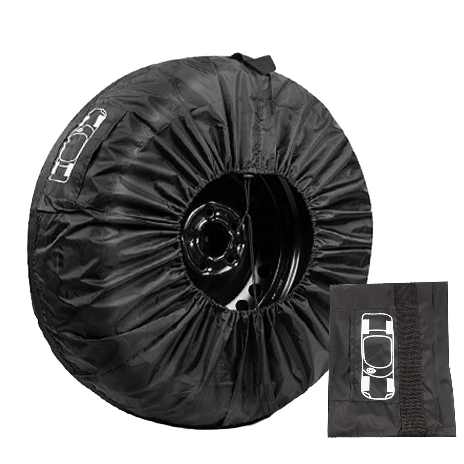 Pzuryhg Ersatzreifenabdeckung – Winterreifenabdeckung, tragbare Radtaschen – Winter-Radaufbewahrungstasche, maschinenwaschbar, Autoreifen-Radschutz für 63,5 bis 89,9 cm Reifen Pzuryhg Ersatzreifenabdeckung – Winterreifenabdeckung, tragbare Radtaschen – Winter-Radaufbewahrungstasche, maschinenwaschbar, Autoreifen-Radschutz für 63,5 bis 89,9 cm Reifen von Pzuryhg