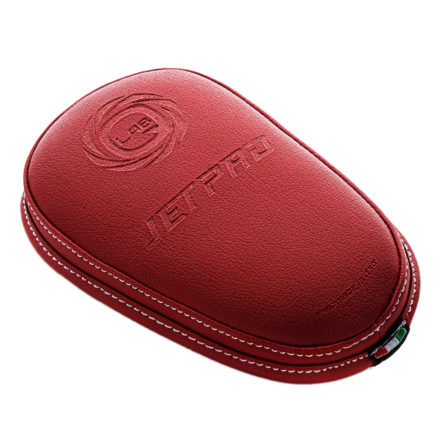 Q LAB JetPad C Universelle Schutzabdeckung zum Aufkleben, Tankabdeckung aus Leder für Motorräder - Wasserdicht - Doppelseitiges Klebeband 3M und Bequeme Fütterung - Rot mit weißen Nähten Q LAB JetPad C Universelle Schutzabdeckung zum Aufkleben, Tankabdeckung aus Leder für Motorräder - Wasserdicht - Doppelseitiges Klebeband 3M und Bequeme Fütterung - Rot mit weißen Nähten von Q LAB