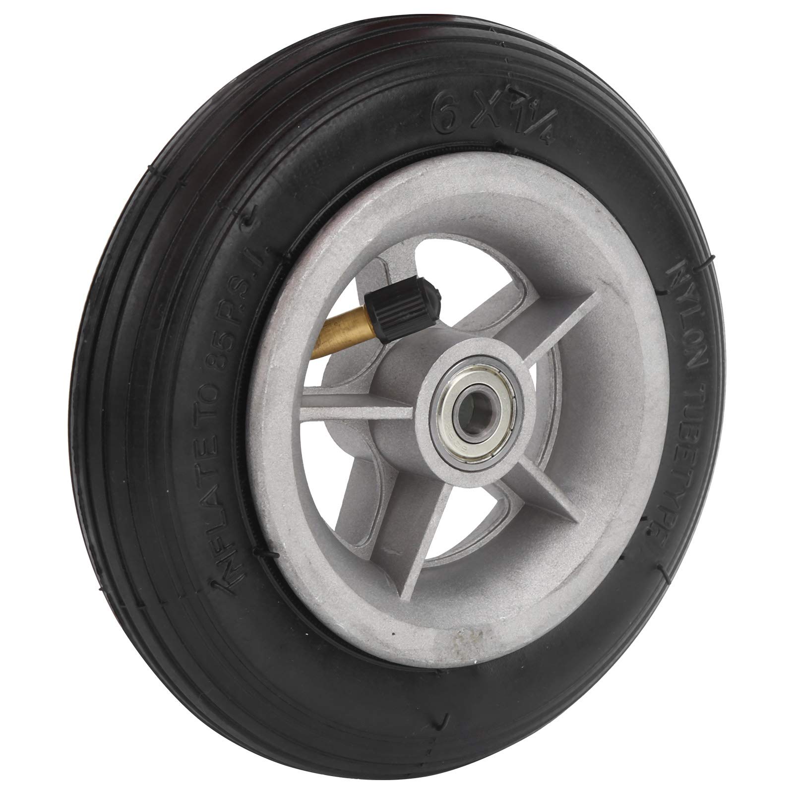 Qanyegn 6x1 1/4 6 -Zoll -Gummi -Rad, elektrisches Verschleiß Widerstandsrad, elektrischer Roller -Inflation Gummireifen für elektrischen Roller Qanyegn 6x1 1/4 6 -Zoll -Gummi -Rad, elektrisches Verschleiß Widerstandsrad, elektrischer Roller -Inflation Gummireifen für elektrischen Roller von QANYEGN