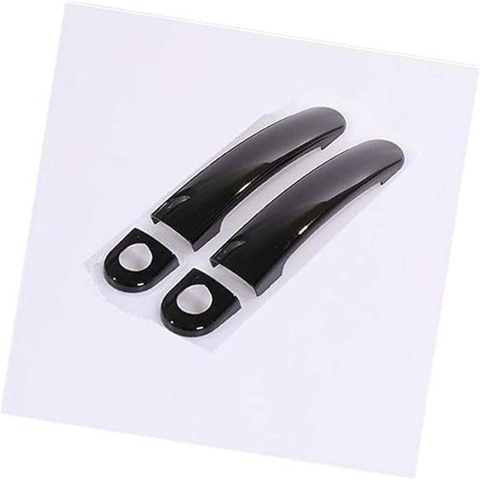 QASULER, for Golf, 4 MK4 for Rabbit A4 1J 1997–2006, glänzende Chrom-Autotürgriffabdeckungen Autotürgriffabdeckung(Black Model 5) von QASULER