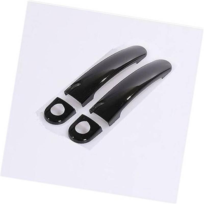QASULER, for Golf, 4 MK4 for Rabbit A4 1J 1997–2006, glänzende Chrom-Autotürgriffabdeckungen Autotürgriffabdeckung(Black Model 5) von QASULER