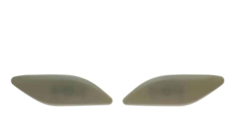QASULER, for Mazda, CX-7 CX7 2009 2010 2011 2012 Frontstoßstange Scheinwerfer Scheinwerfer Waschanlage Düse Abdeckkappe EH66-51-8H1 EH66-51-8G1 Abdeckung für Autowaschdüsen(Black Set) von QASULER