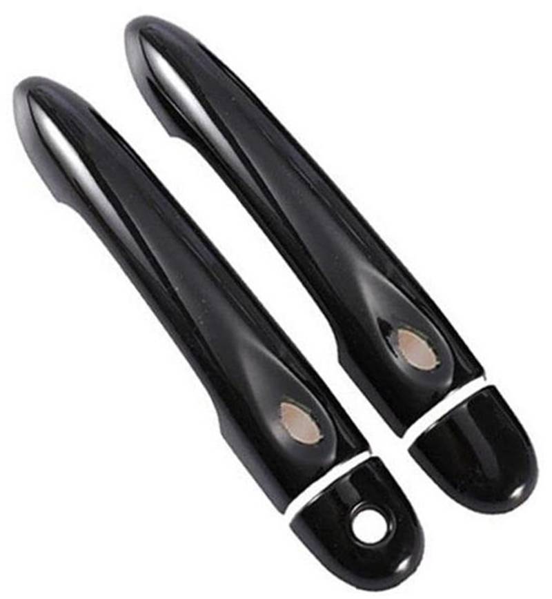 QASULER, for Renault, Alpine Vision A110 2017 2018 2019 2020 2021 Glänzende Kohlefaser-Autotürgriffabdeckung Autotürgriffabdeckung(Black 1key 2 Button) von QASULER