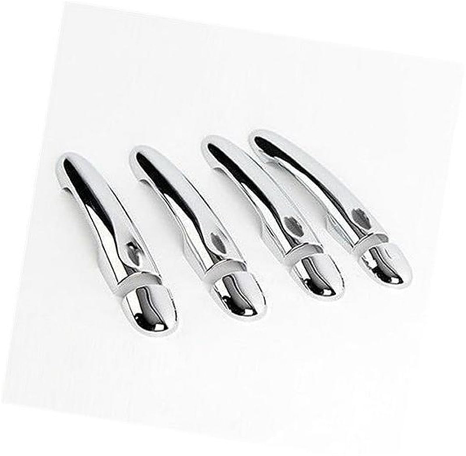 QASULER, for Renault, Captur Kaptur, for Samsung, QM3 2013 2014 2015 2016 2017 2018 2019 2020 Autotürgriffabdeckung Zieraufkleber Styling Autotürgriffabdeckung(Black 4dr No Key 4 Buttons) von QASULER