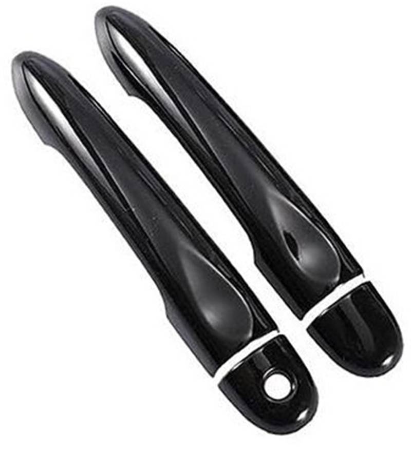 QASULER, for Renault, Fluence 2009–2017, glänzende Schwarze Autotürgriffabdeckung 2010 2011 2012 2013 2014 2015 2016 Autotürgriffabdeckung(Black 2dr 1 Key No Button) von QASULER