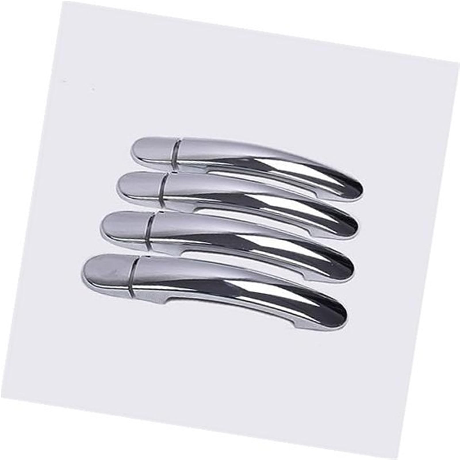 QASULER, for Seat, Altea Altea XL 2004–2016, Chrom-Carbonfaser-Autotürgriffabdeckungen Autotürgriffabdeckung(Black Model 6) von QASULER