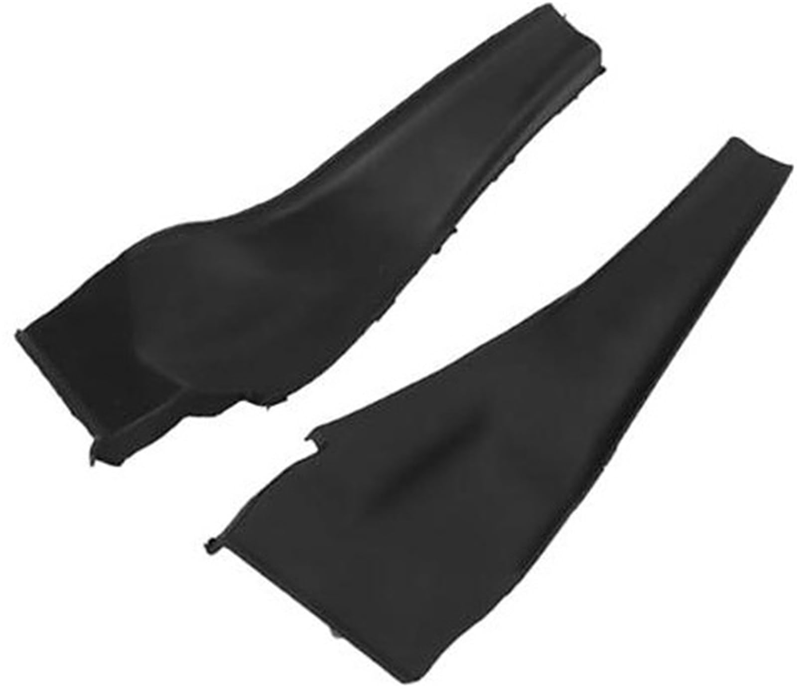 QASULER 1 Paar Schwarze vordere Motorhaubenverlängerungsverkleidung, Scheibenwischer-Eckabdeckung, for Limousine Auto-Wischerblattabdeckung QASULER 1 Paar Schwarze vordere Motorhaubenverlängerungsverkleidung, Scheibenwischer-Eckabdeckung, for Limousine Auto-Wischerblattabdeckung von QASULER