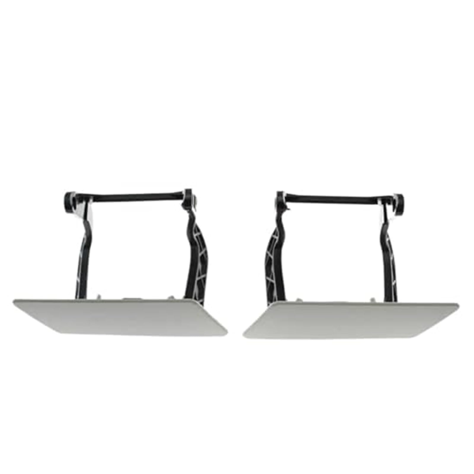 QASULER 1648850226 1648850126 Frontstoßstange Scheinwerferwaschanlage Sprühdüse Abdeckkappe, for Mercedes-Benz, X164 GL350 GL450 GL550 2006–2012 Abdeckung für Autowaschdüsen(Black Set) von QASULER