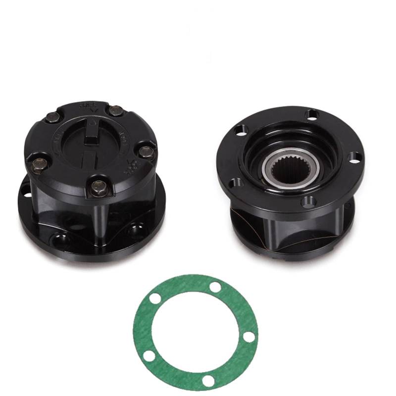 QASULER 2 Stück, for Daihatsu Rocky Rugger Freilauf-Feststellnaben B047 Auto-Radmutternschloss von QASULER