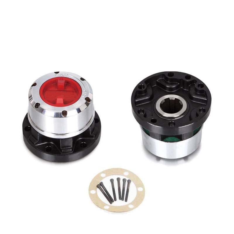 QASULER 2 Stück, for Toyota, Landcruiser 1963–1975, Bamdeirantes 1960–1982, Freilauf-Sperrnaben B008HP AVM404HP Auto-Radmutternschloss von QASULER