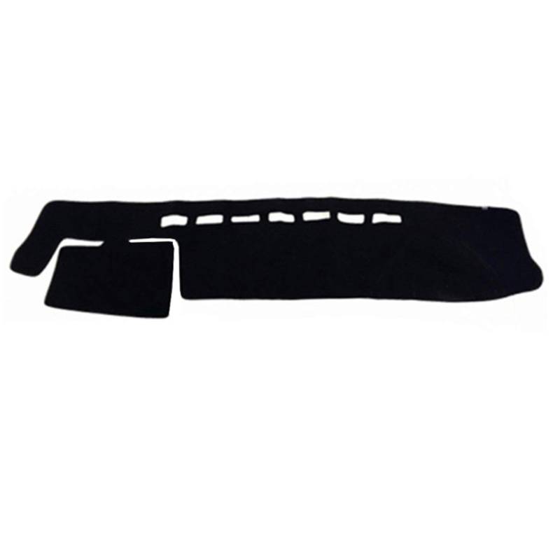QASULER 2-lagige Auto-Innen-Armaturenbrett-Abdeckung, Armaturenbrett-Matte, Teppich-Umhang-Kissen, DashMat-Pad, for Toyota, Commute REGIUS ACE COMMUTER Hiace 2005-ON Armaturenbrettabdeckung(Black RHD) von QASULER