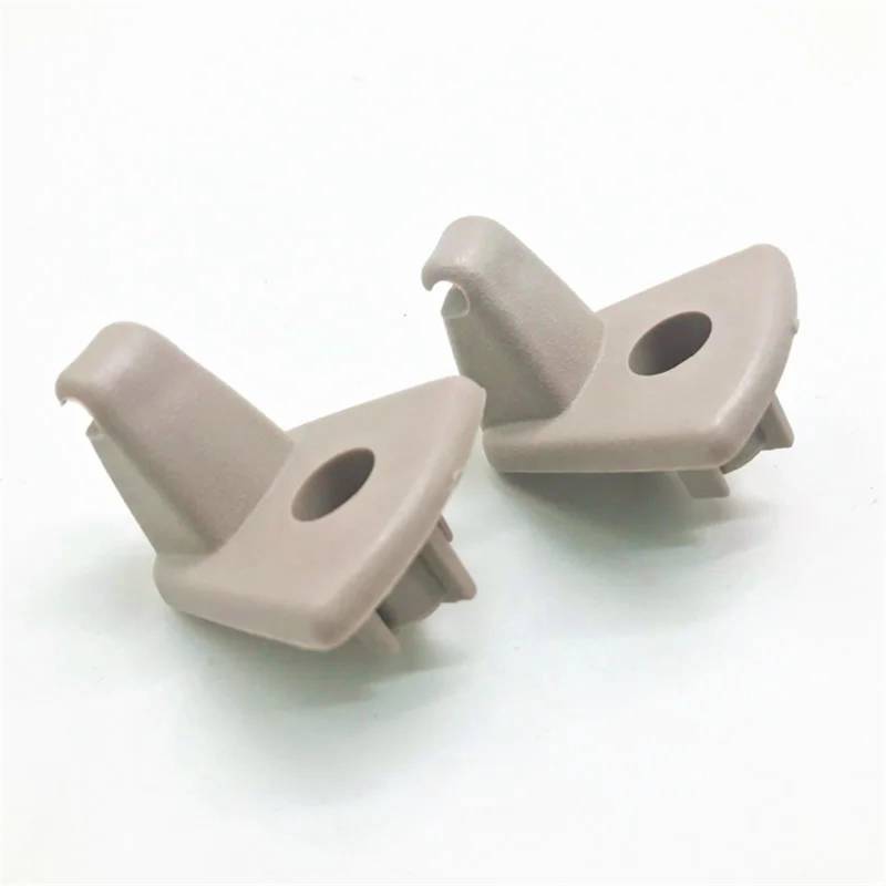 QASULER 2PCS Sonnenblende Ersatzclip, for Chrysler, 300 300C, for Dodge, Charger Magnum New Beige Auto-Sonnenblende von QASULER