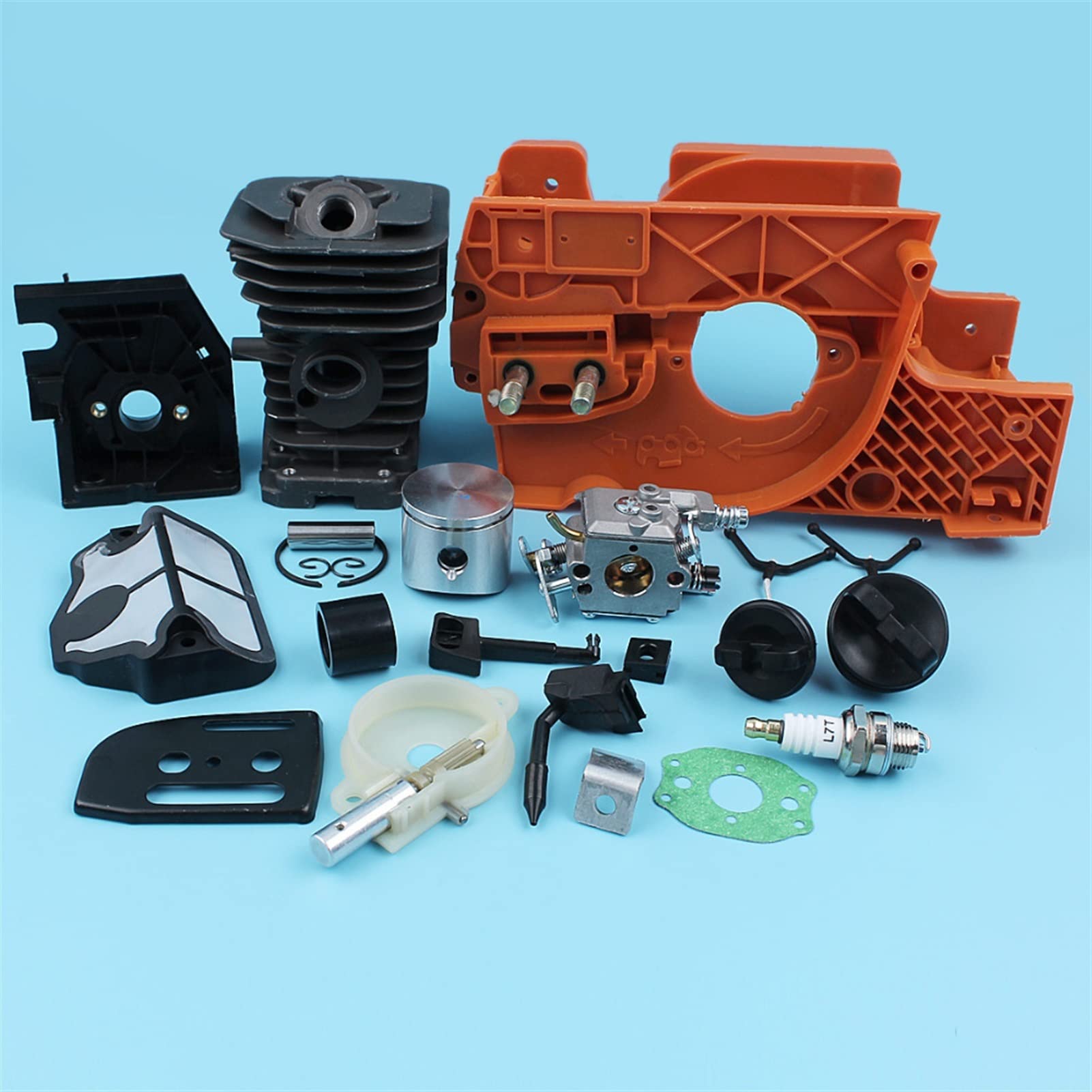 QASULER 38 mm Kurbelgehäuse-Zylinder-Kolben-Vergaserhalterung, for Husqvarna 137 142 Kettensäge, Heizöldeckel, Pumpe, Luftfilter, Stangenplattendichtung Motorzylinder QASULER 38 mm Kurbelgehäuse-Zylinder-Kolben-Vergaserhalterung, for Husqvarna 137 142 Kettensäge, Heizöldeckel, Pumpe, Luftfilter, Stangenplattendichtung Motorzylinder von QASULER