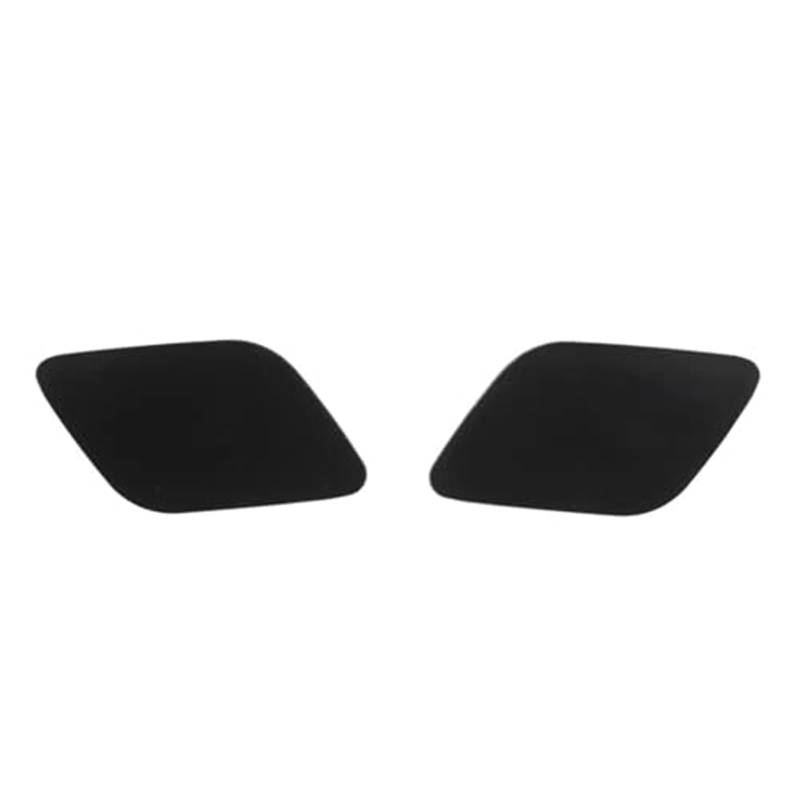 QASULER 39821592 39821577 Auto-Frontstoßstange-Scheinwerferwascher-Spritzdüsen-Abdeckkappe, for Volvo, XC60 2014 2015 2016 2017 31323769 31323768 Abdeckung für Autowaschdüsen(Black Set) von QASULER