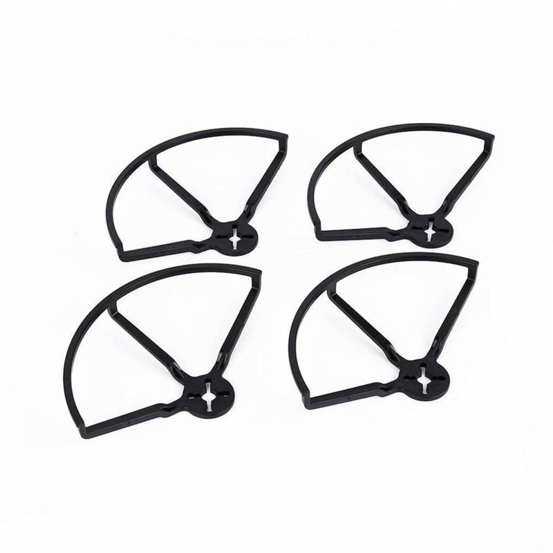 QASULER 4 stücke 4 5 Zoll Propeller Schutz Drone Anti-kollision Schutz Abdeckung Ring 4045 5045 5149 Propeller QAV250 RC Quadcopter Teile Propellerschutz(4 inch Propeller,Black) von QASULER