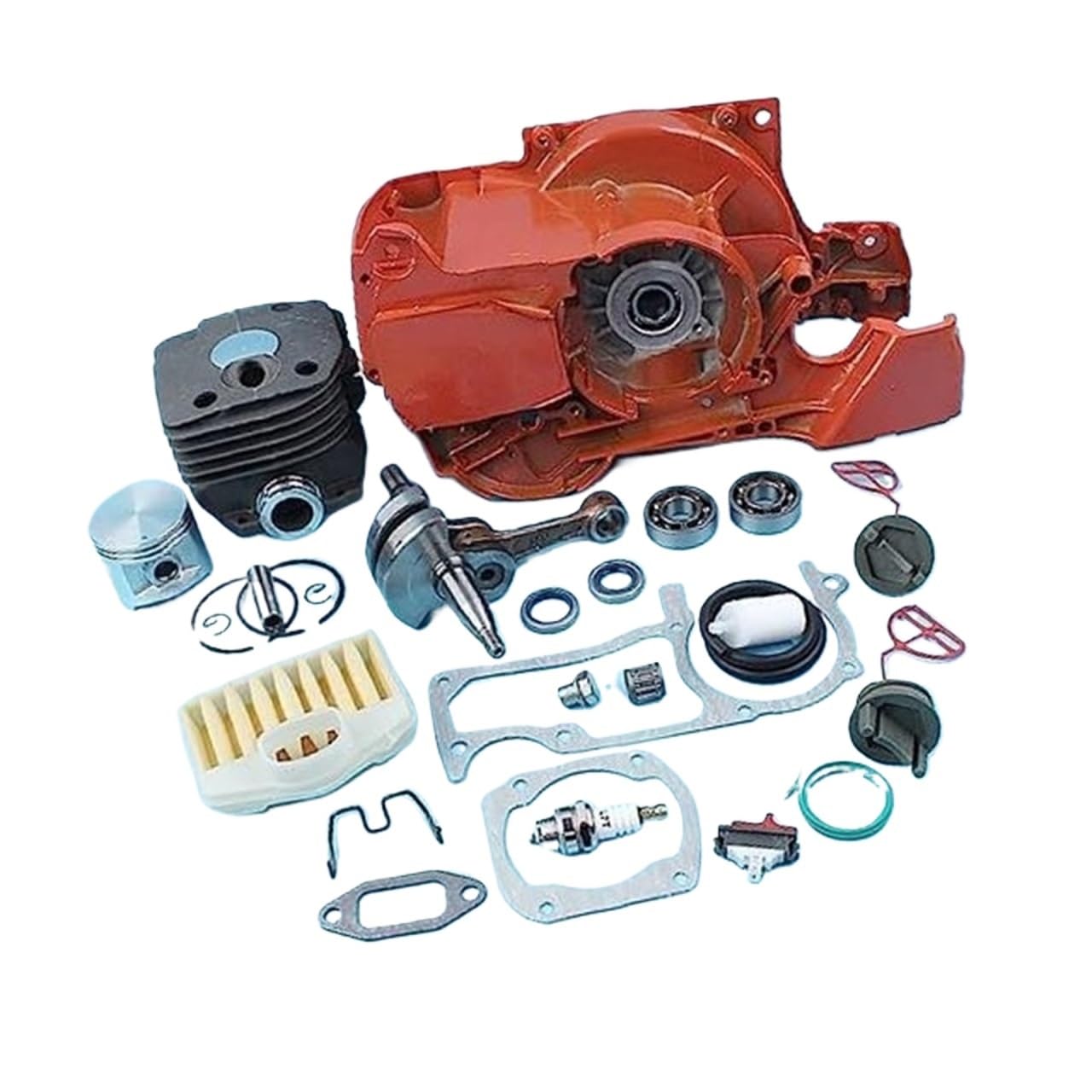 QASULER 50-mm-Zylinderkolben-Kurbelgehäuse-Kurbelwellenlager-Luftfilter, for Husqvarna, 362 365 371 372 Kettensägenöl-Tankdeckelfilterdichtung Kraftstofftank für Hubtrimmer QASULER 50-mm-Zylinderkolben-Kurbelgehäuse-Kurbelwellenlager-Luftfilter, for Husqvarna, 362 365 371 372 Kettensägenöl-Tankdeckelfilterdichtung Kraftstofftank für Hubtrimmer von QASULER