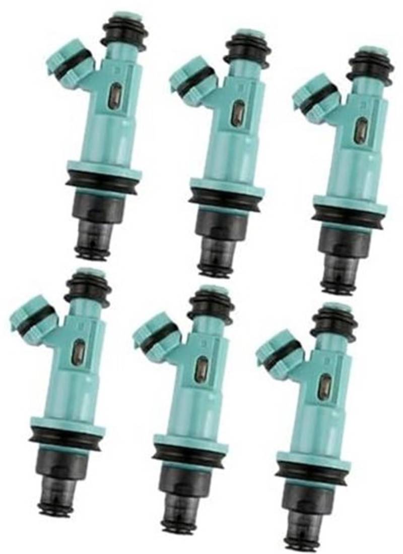 QASULER 6 Stück Auto-Einspritzdüse, Kraftstoff-Benzin-Einspritzdüse, for Lexus, for GS300 3.0L ​1998–2005 Auto-Kraftstoffeinspritzdüse von QASULER