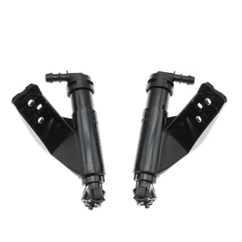 QASULER 98671-2W000 98672-2W000 Frontscheinwerfer Wahser Sparyer Düsenpumpe Zylinderkappe Jet, for Hyundai, Santa Fe DM 2013 2014 2015 Abdeckung für Autowaschdüsen(Black Nozzle Pair) von QASULER