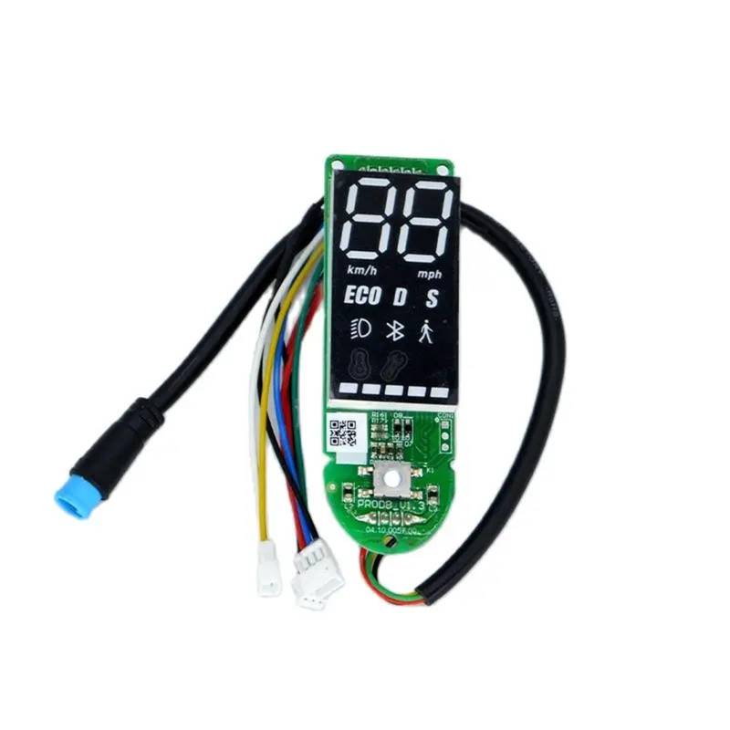 QASULER Armaturenbrett, for Ninebot, KickScooter MAX G30P G30D Elektroroller Armaturenbrettschalter Displayzubehör Dashboard mit Display für Elektroroller(Dashboard MAX G30P) von QASULER