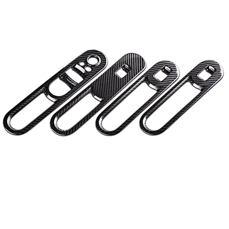 QASULER Aufkleber for die Dekoration der Fensterheber-Schaltertafel im Auto, for, for Mini, Cooper S JCW Clubman Countryman F54 F56 F60 Zubehör Auto-Lüftungsgitter(F54 A) von QASULER