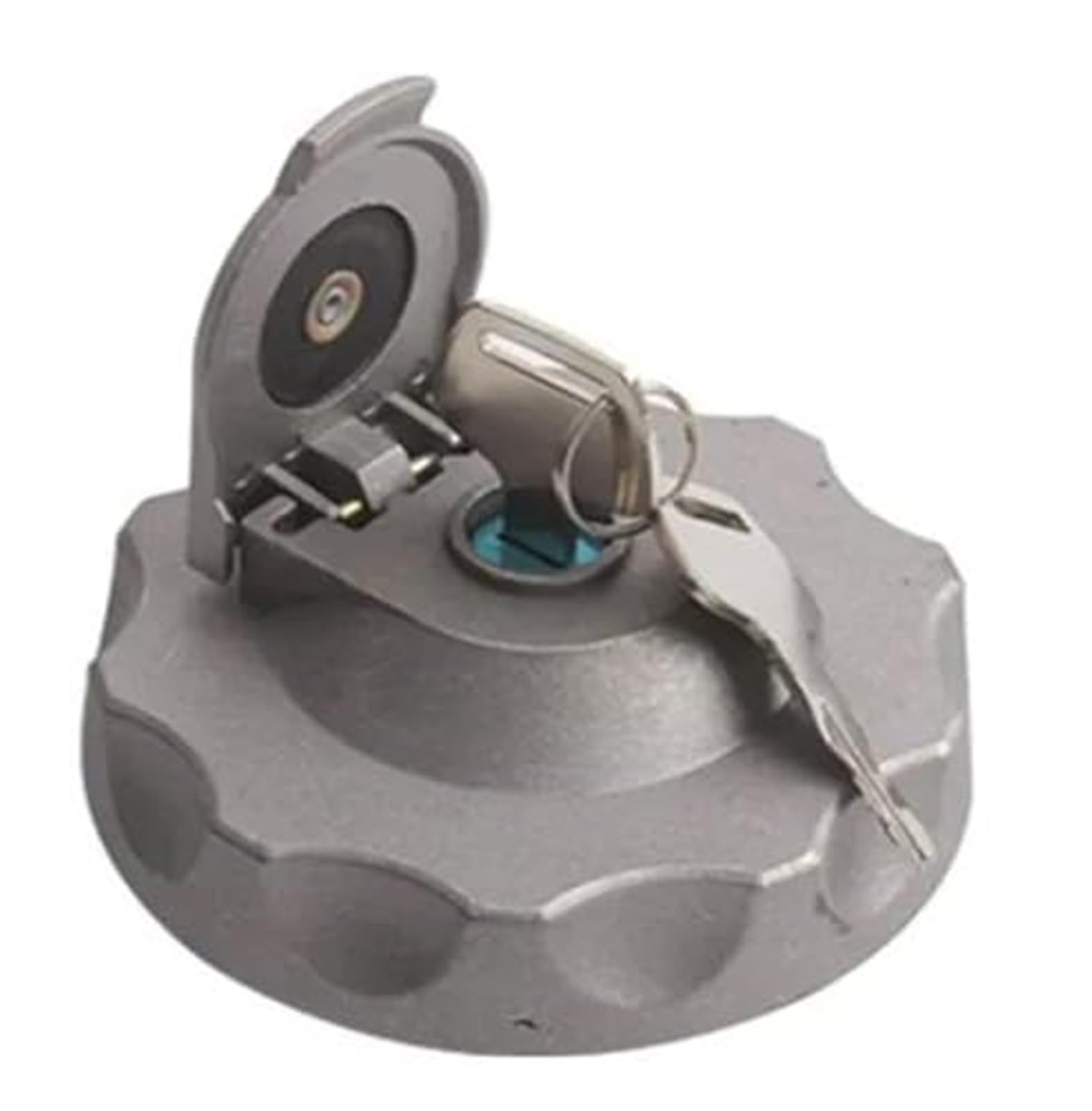 QASULER Auto, for Hyundai, R55 60-7 215 225 210-7 225-9 Baggerzubehör Öltankdeckel Verriegelung Öleinfülldeckel mit Schlüsselzubehör(Style C) Tankdeckel für Bagger(Black Style C) von QASULER