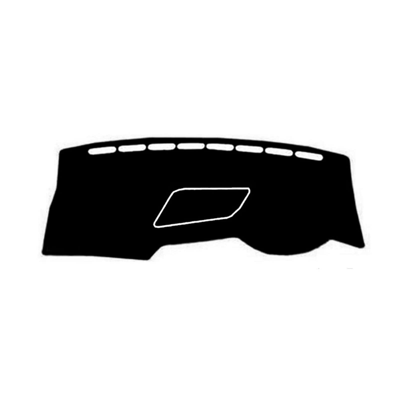 QASULER Auto Armaturenbrett Abdeckung Auto Dash Matte Teppich Cape Anti-Sonne Sonnenschutz Dashmat, for Touran MK2 2016 2017 2018 2019 2020 Armaturenbrettabdeckung(Red RHD) von QASULER
