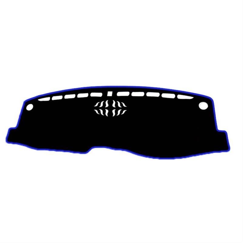 QASULER Auto Armaturenbrett Abdeckung Dash Matte Pad Armaturenbrett Abdeckung Teppich Auto Sonnenschutz DashMat Anti-UV Auto Stling, for Ford, for Focus, 4 2019 2020 Armaturenbrettabdeckung(RHD Blue N von QASULER
