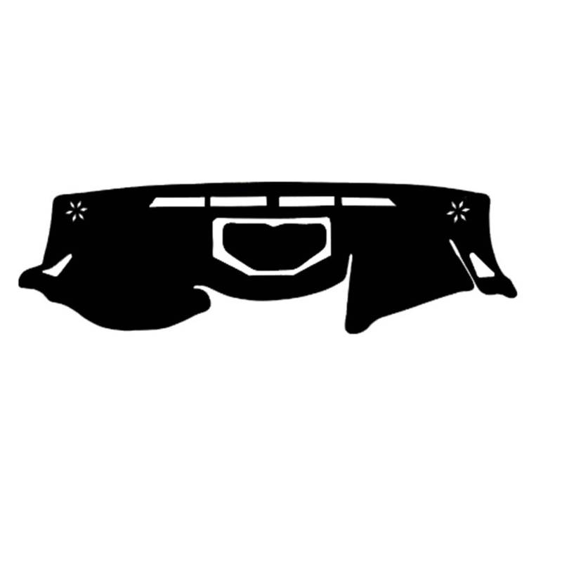 QASULER Auto Armaturenbrett Abdeckung Dashmat Teppich Dash Matte 2 Schichten, for Nissan, NP300 Navara, for Renault, Alaskan D23 2014 2015 2016 2017 2018 2019 Armaturenbrettabdeckung(LHD Blue) von QASULER