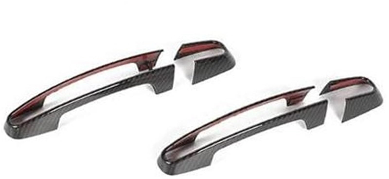QASULER Auto-Außentürgriff, for Chevrolet, for Camaro, 2017 2018 2019 2020 Außentürgriffeinsätze Abdeckung Außengriffschalenverkleidung Dekor Auto-Außentürgriffabdeckung(Black Fiber Pattern) von QASULER