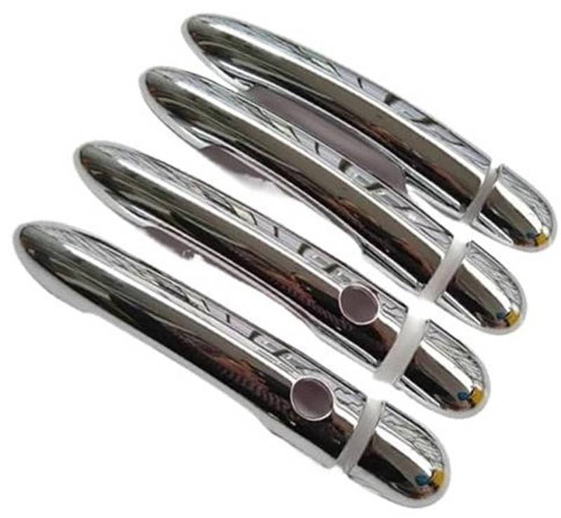 QASULER Auto-Außentürgriff, for Espace IV 4 2003-2013 ABS Chrom Türgriff Verschlussabdeckung Zierkappe Autozubehör Auto-Außentürgriffabdeckung(Black K2) von QASULER