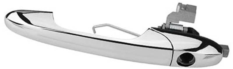 QASULER Auto-Außentürgriff, for FIAT, 500 2012 2013 2014 2015 2016 2017 2018 Auto-Außentürgriff Chrom Linkslenker Außen 68069943AC Auto-Außentürgriffabdeckung von QASULER