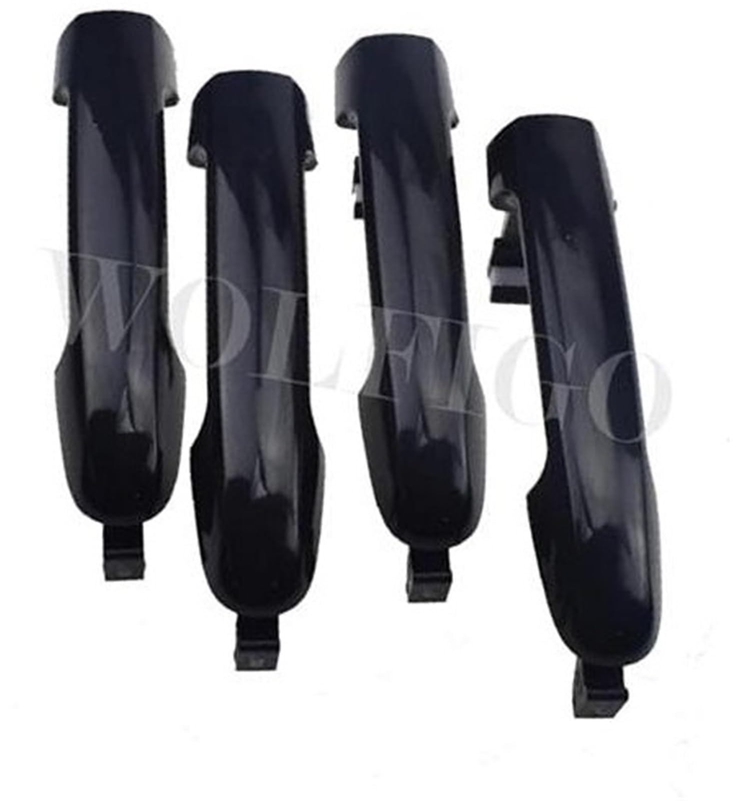 QASULER Auto Außentürgriff, for Hyundai, for Sonata 2006 2007 2008 2009 2010 Vorne Hinten Links Rechts Außenaußen Auto-Außentürgriffabdeckung(Black 4 PCS) von QASULER