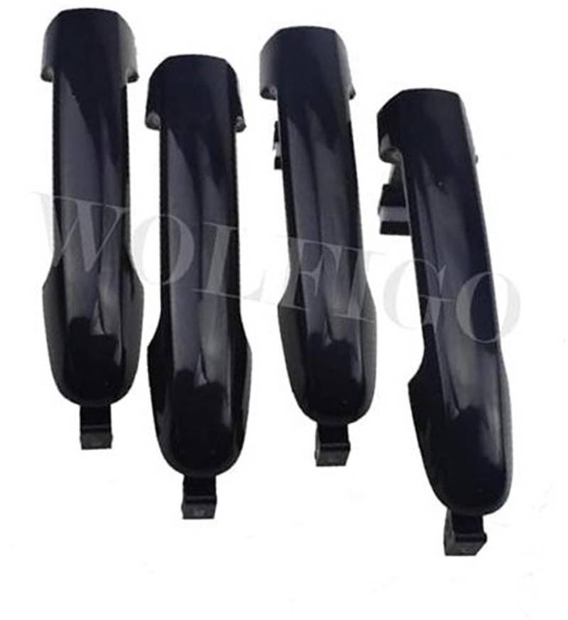 QASULER Auto Außentürgriff, for Hyundai, for Sonata 2006 2007 2008 2009 2010 Vorne Hinten Links Rechts Außenaußen Auto-Außentürgriffabdeckung(Black 4 PCS) von QASULER