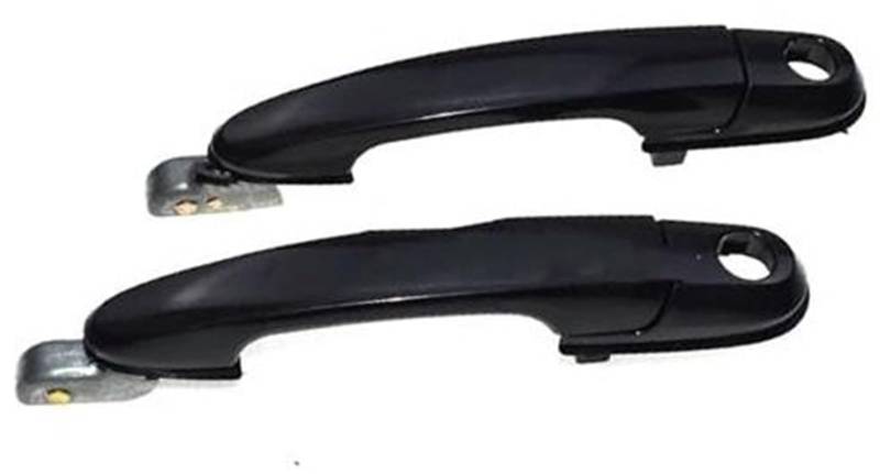 QASULER Auto Außentürgriff, for Hyundai, for Tucson 2.0L 2.7L 2005 2006 2007 2008 2009 82650-2E020 82660-2E020 Außen Außen Außen Auto Auto-Außentürgriffabdeckung(Black Front Pair) von QASULER