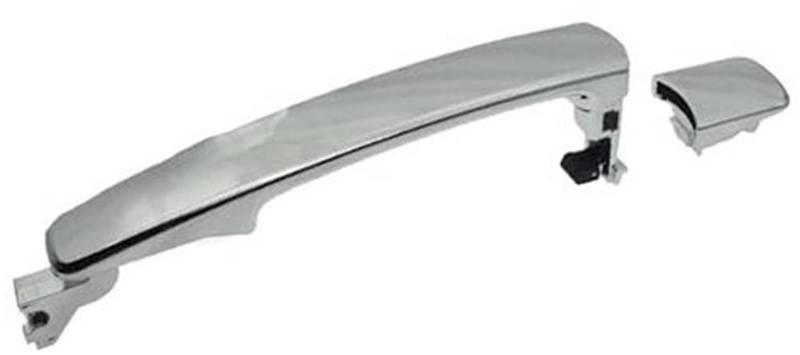 QASULER Auto-Außentürgriff, for Infiniti, FX35 FX45 G35 80640AM205 NI1310129 80640CA012 Chrom-Schwarz Auto-Außentürgriff vorne hinten Links rechts Auto-Außentürgriffabdeckung(Black FR RL RR Chrome) von QASULER