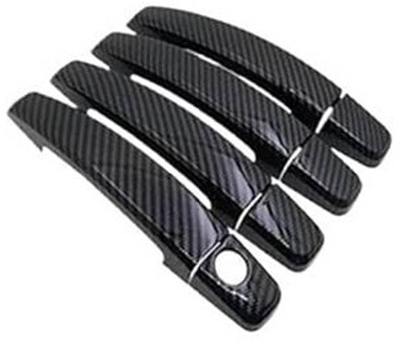 QASULER Auto-Außentürgriff, for Opel, for Astra H 2012~2022, for Holden, for Astra A04 MK3s Abdeckung Außenkratzschutz Dekor Zubehör Auto-Außentürgriffabdeckung(Black 2) von QASULER