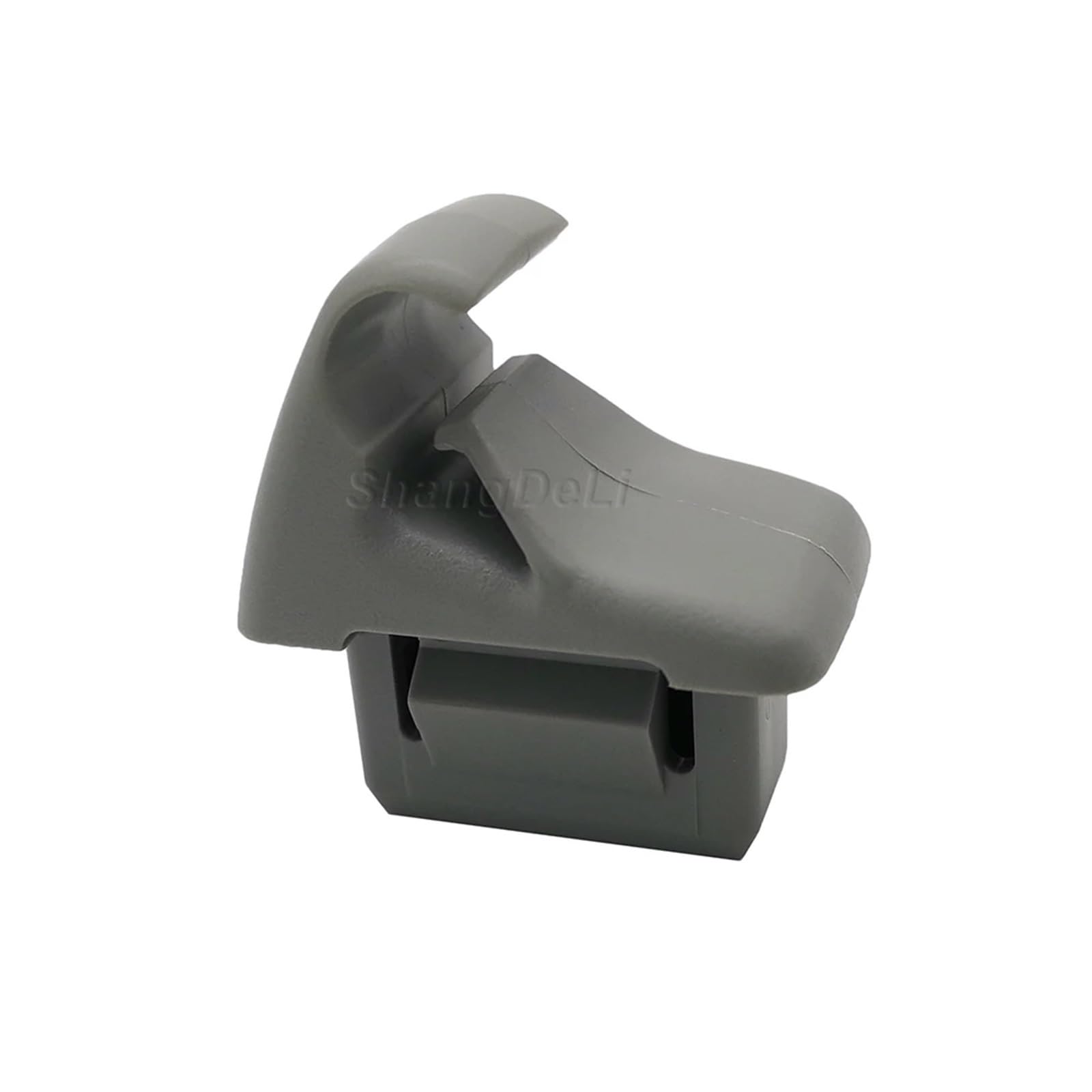 QASULER Auto Beige Innen Sonnenblende Clip Halter Haken Halterung Aufhänger, for Mitsubishi, Pajero Montero MK3 2000-2006 MR779704 MR779705 Auto-Sonnenblende(Beige) von QASULER