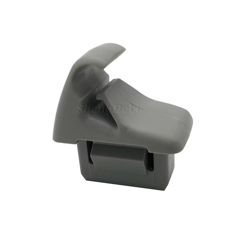 QASULER Auto Beige Innen Sonnenblende Clip Halter Haken Halterung Aufhänger, for Mitsubishi, Pajero Montero MK3 2000-2006 MR779704 MR779705 Auto-Sonnenblende(Beige) von QASULER
