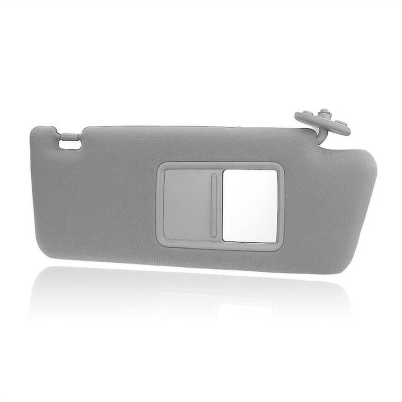 QASULER Auto Grau Rechts Fahrerseite Sonnenblende Make-Up Spiegel, for Toyota, for Tacoma 2005-2012, 7431035C00B0 Auto-Sonnenblende von QASULER
