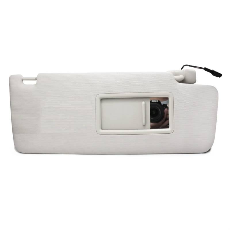 QASULER Auto-Innenraum vorne Links/rechts Sonnenblende Panel Make-up-Spiegel mit Kabel, for VW, for Touran L 2017, 5TD857521 5TD857522 Auto-Sonnenblende(Right) von QASULER
