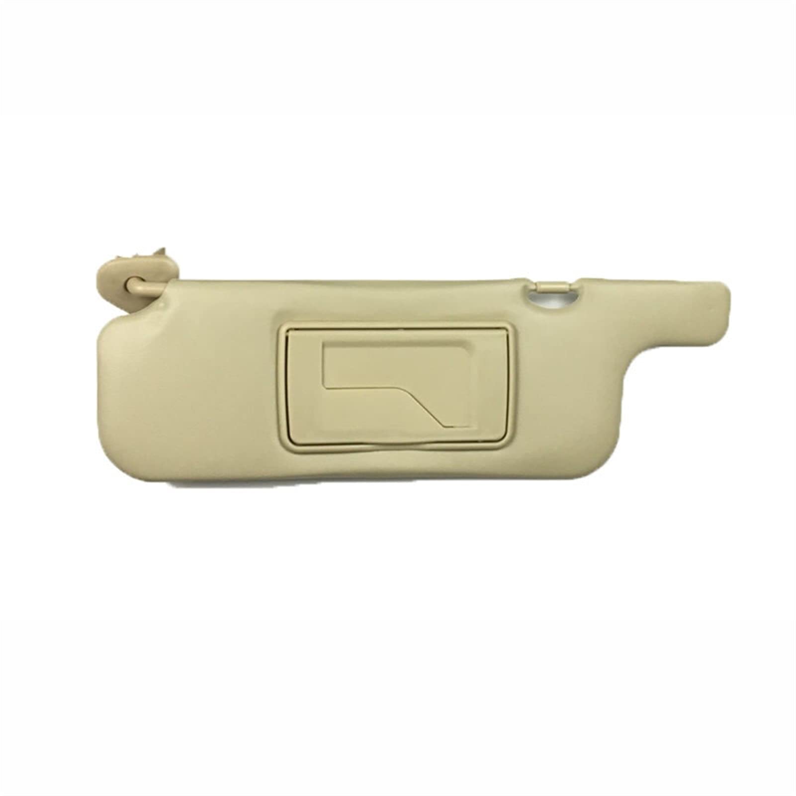 QASULER Auto-Innensonnenblende, Sonnenschutz, Frontscheibe, Sonnenblende, blendfreier Sonnenschutz mit Spiegel-Set, for Toyota, for Corolla 2003–2012, Beige Auto-Sonnenblende(Left) von QASULER